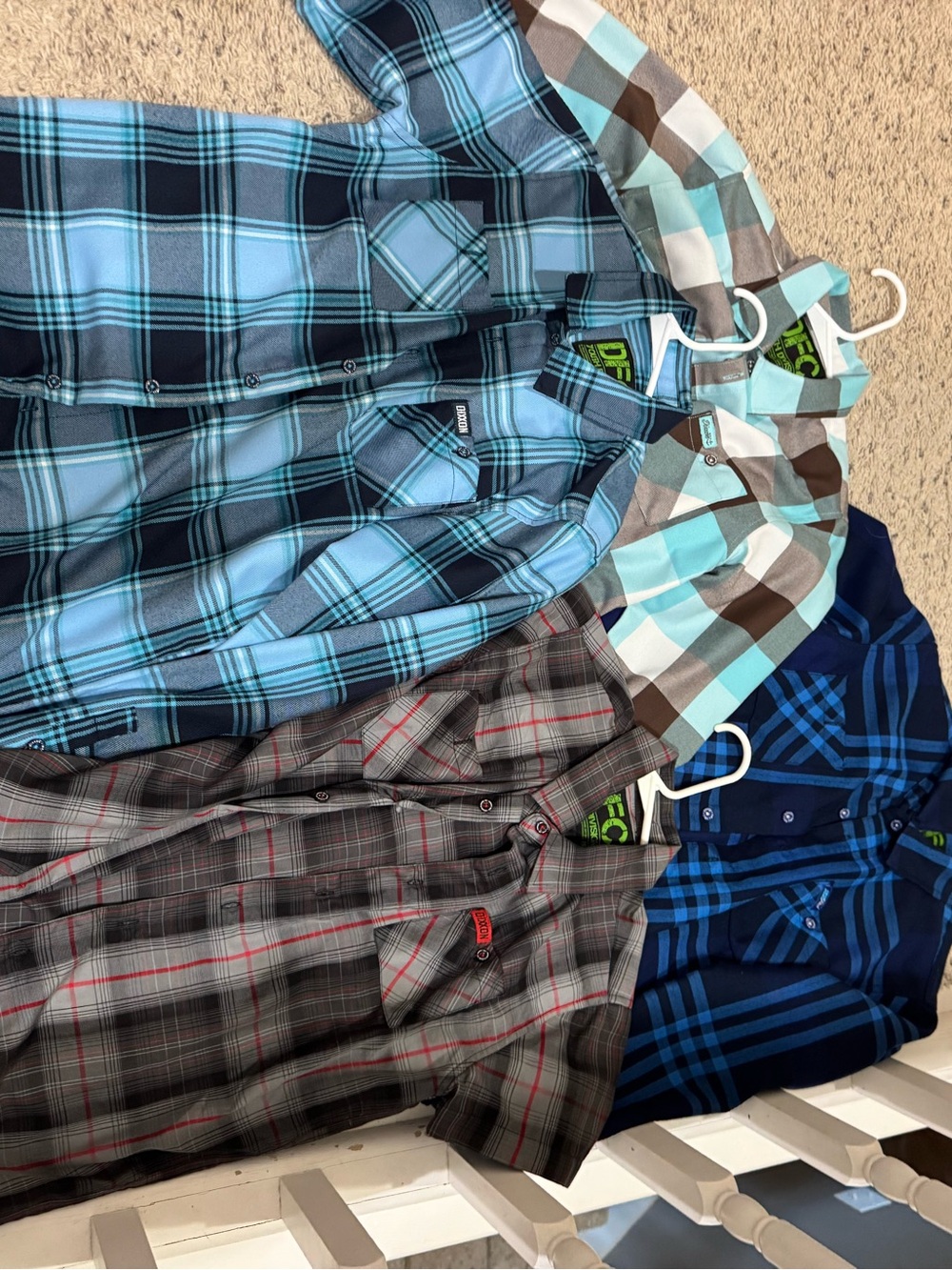 Dixxon flannel youth size large flannels 3 long sleeve one short